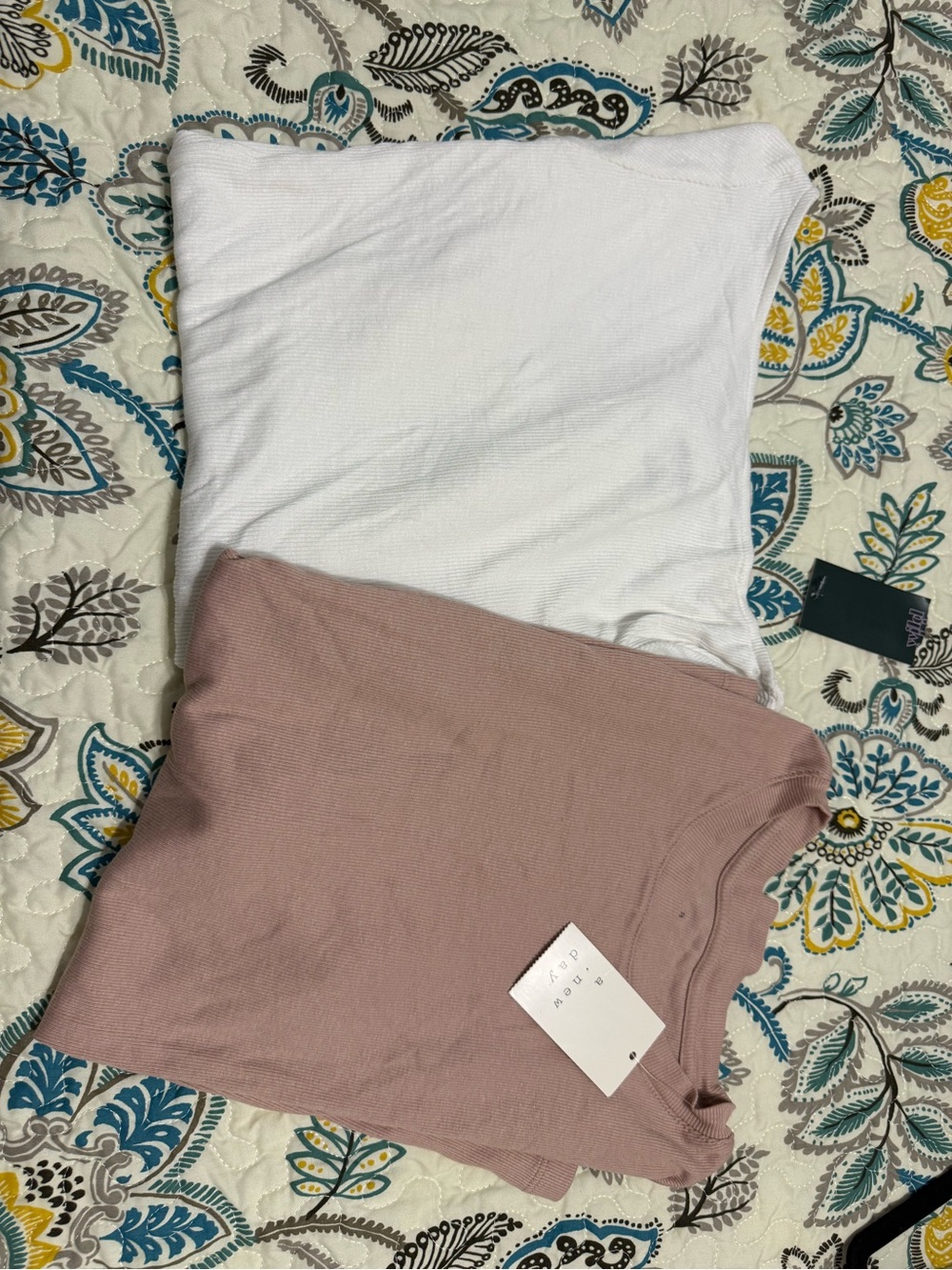NWT Wild Fable & A New Day XS Ribbed Long Sleeve Tops 2pc - Picture 6 of 6